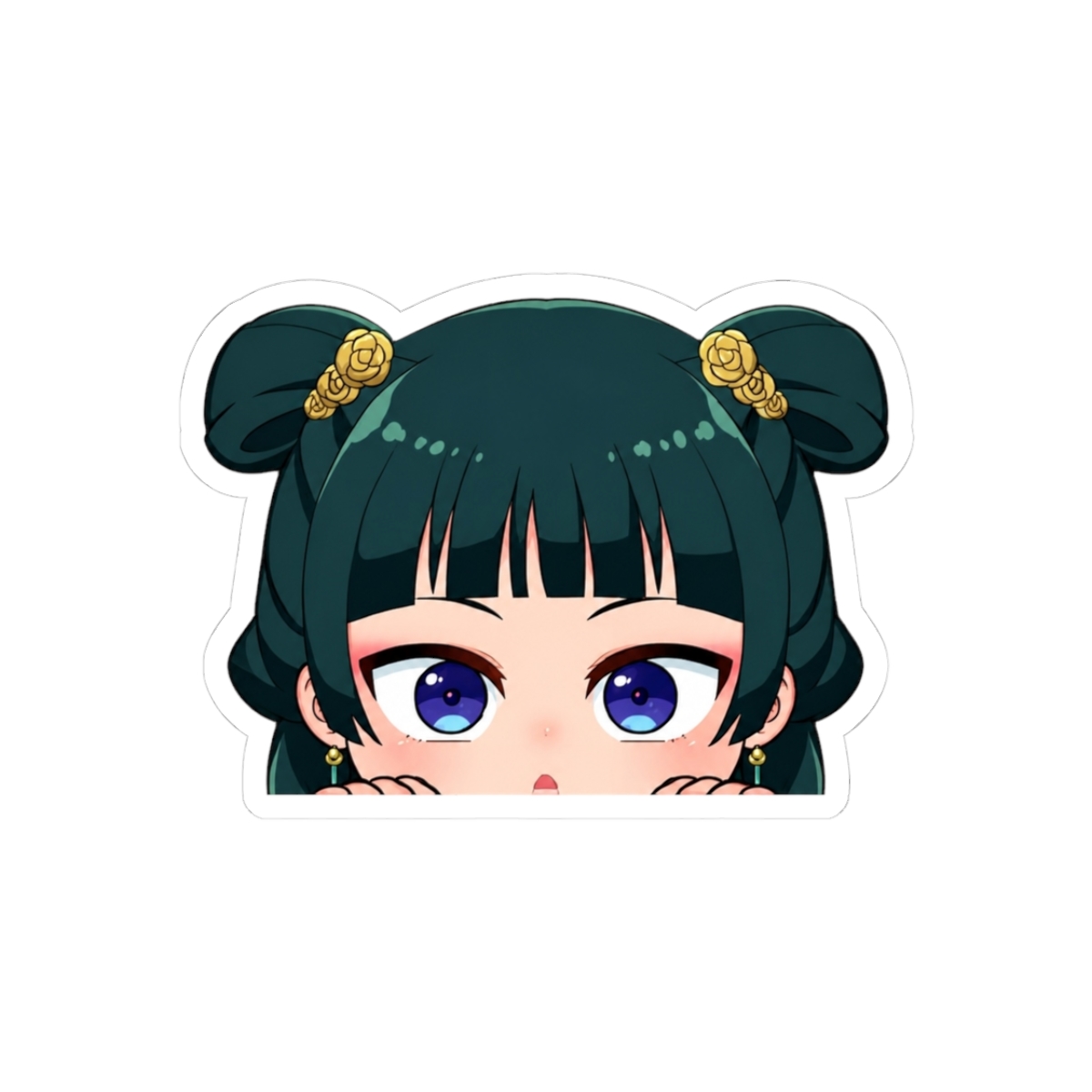 Mao mao chibi peeker
