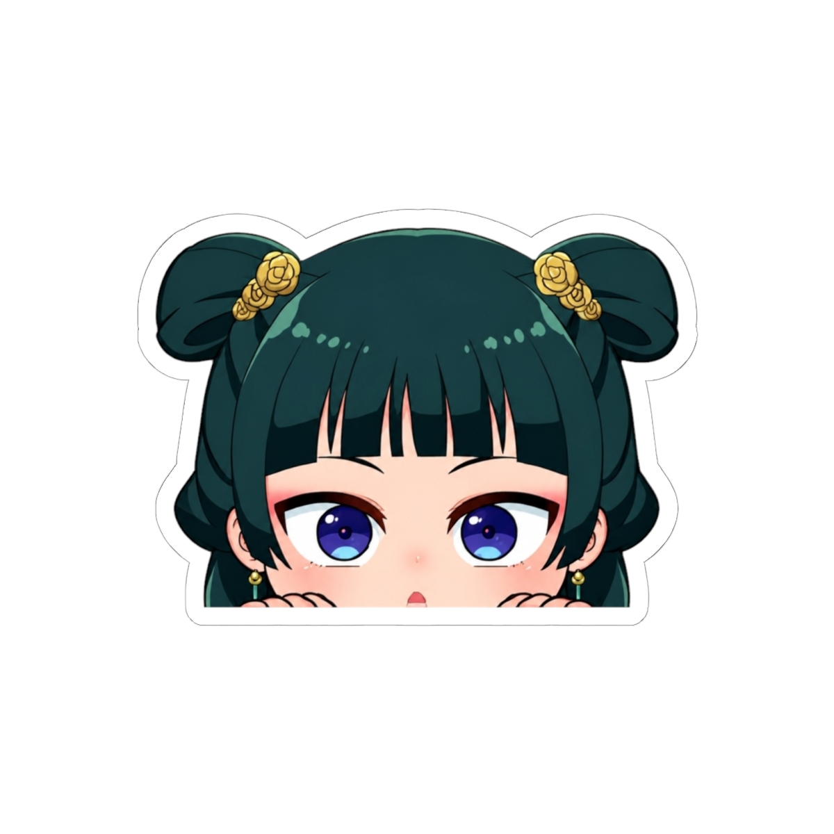 Mao mao chibi peeker
