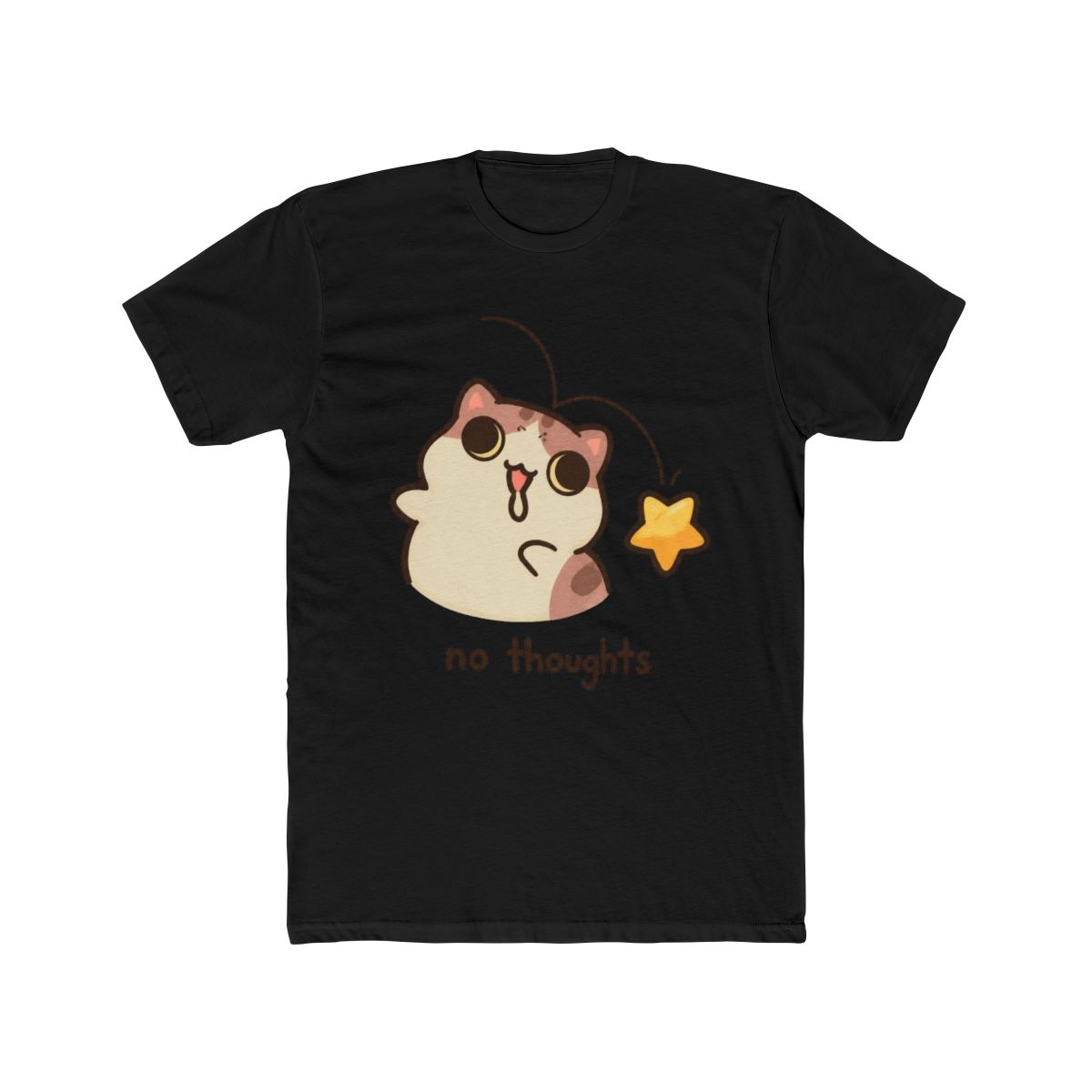 Bichi Mao No Thoughts Cat T Shirt - alternate angle 3, merchandise
